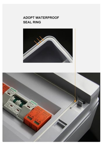 صندوق طبلون بلاستك 4 خطوط HA