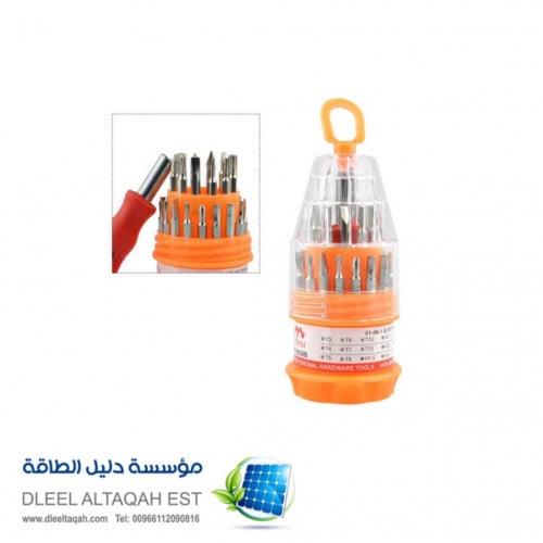 طقم مفكات متنوع