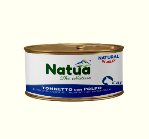 Natwa Wet Cat Food with Tuna and Octopus 85g