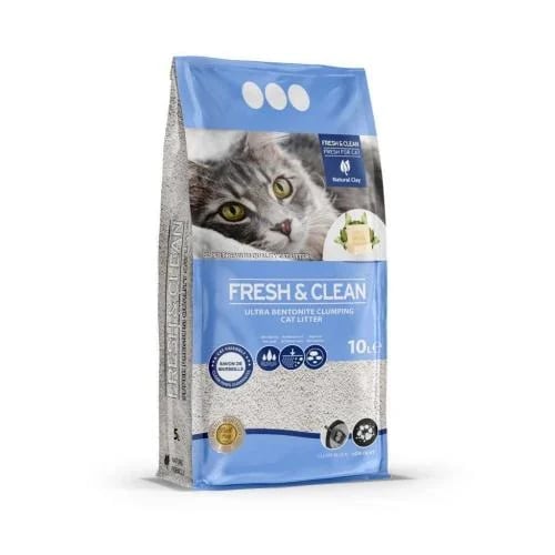 Fresh & Clean Cat Litter with Marseille Soap Scent...