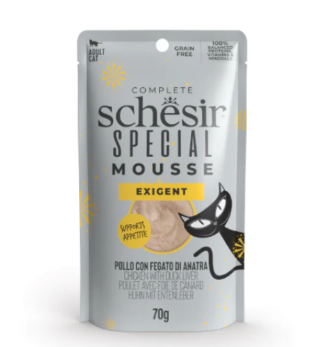 شيزر طعام رطب للقطط البالغة صعبة الارضاء بنكهة الد...