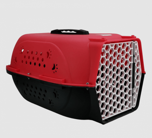 صندوق نقل حيوانات ملون مقاس 48 × 32× 26 سم