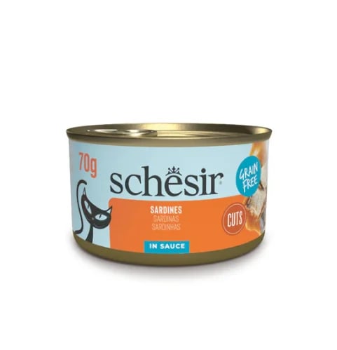 Cheezer Canned Wet Cat Food for Adults, Sardine Fi...
