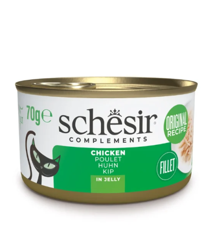 Sheezer Wet Cat Food with Chicken Strips in Jelly...
