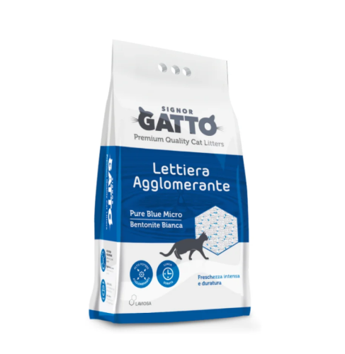 سينيور قاتو الأزرق النقي رمل للقطط 15 لتر