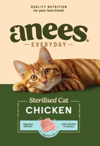 Anis Dry Food for Spayed Cats with Chicken, 2 kg