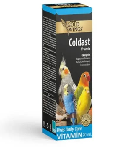 Goldwings Premium Bird Vitamin Coldust Respiratory...