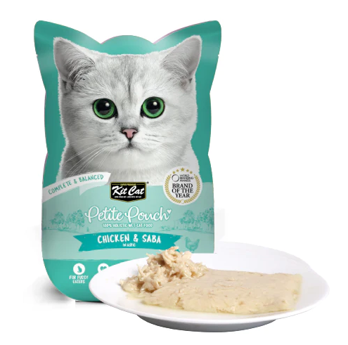 كت كات بيتيت باوتش غذاء كامل دجاج وسمك المكاريل 70...