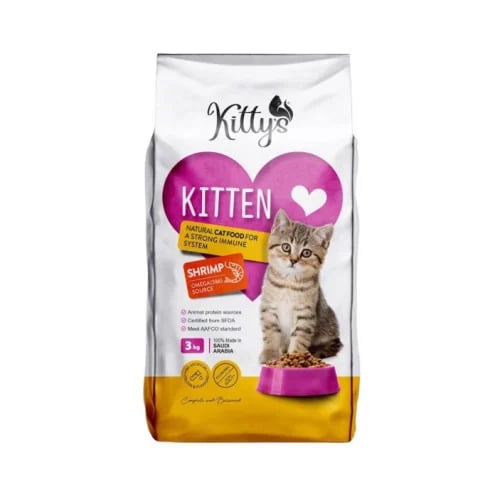 Kitties Dry Food for Kittens Enriched with Omega 3...