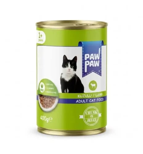 Paw Paw Wet Cat Food Lamb Chops in Jelly 400g