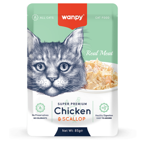 Wenbi Super Premium Wet Cat Food, Chicken & Oyster...