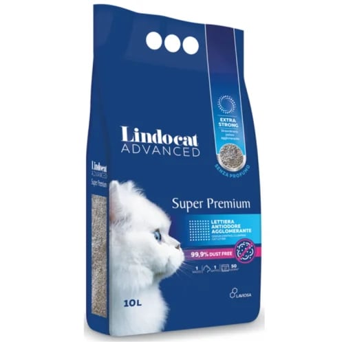 Lindocat Super Premium Unscented Clumping Cat Litt...