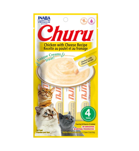 اينابا تشورو مكافئات للقطط بالدجاج والجبنة واللحم...