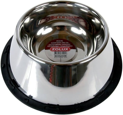 زولكس وعاء طعام/شراب للقطط والكلاب استيل 25 سم 950...