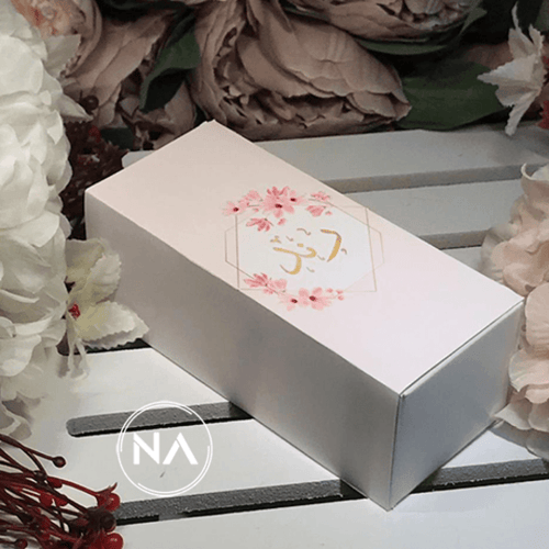بوكس عطر ميني بثيم اوركيد وردي وذهبي