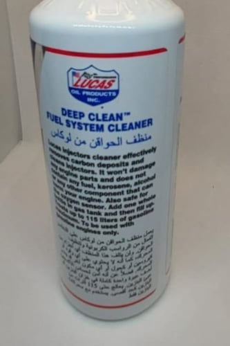 منظف بخاخات معزز للبنزين من لوكاس - 473 مل