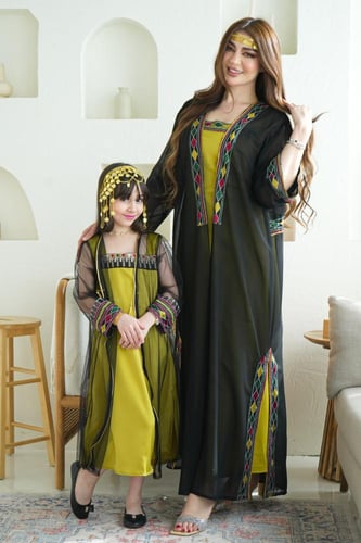 جلابية نسائي يوم التأسيس بتصميم تراثي أصيل