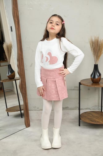 طقم بناتي شتوي فخم