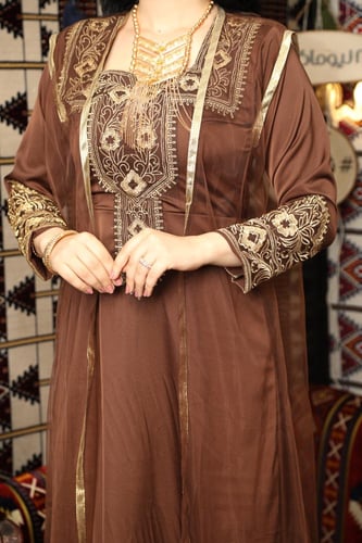 جلابية رمضانية فاخرة بتطريز تراثي