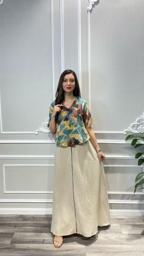 فستان أنيق مكون من قطعتين