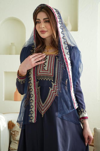 جلابية نسائي يوم التأسيس بتصميم تراثي أصيل