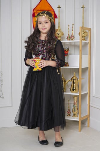 جلابية بناتي يوم التأسيس بتصميم تراثي أصيل