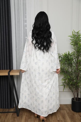 جلابية رمضانية واسعة مشجرة