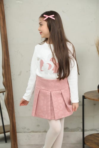 طقم بناتي شتوي فخم