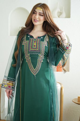 جلابية نسائي يوم التأسيس بتصميم تراثي أصيل