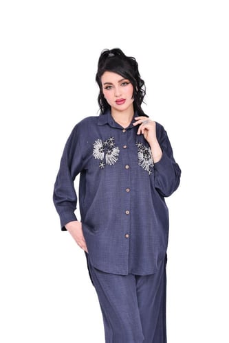 طقم سفر فاخر من قطعتين – أناقة ناعمة وراحة مثالية