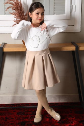 طقم بناتي شتوي فخم