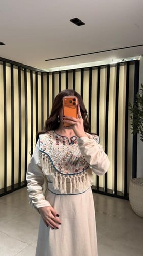 جلابية نسائي تصميم تراثي فخم