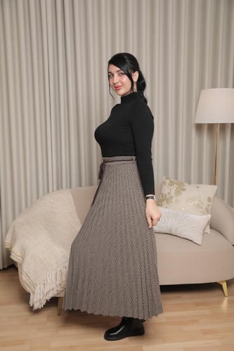 تنورة نسائي شتوي كلوش