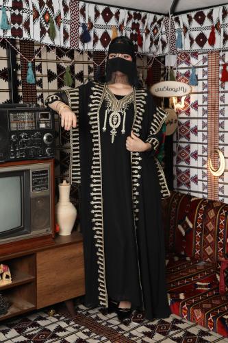 جلابية يوم التأسيس رمضانية بتطريز تراثي