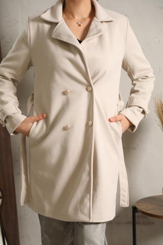 معطف نسائي شتوي قصة إيطالي