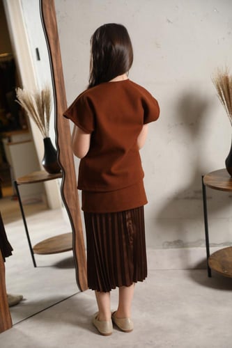 طقم بناتي شتوي فخم