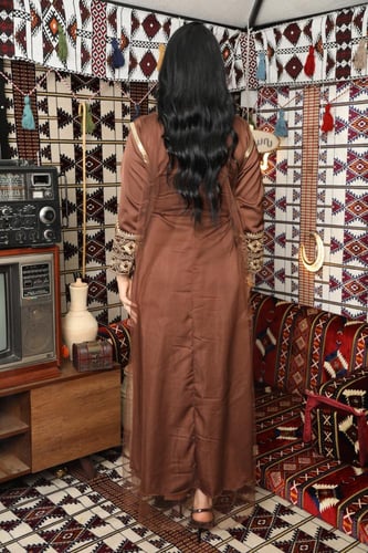 جلابية رمضانية فاخرة بتطريز تراثي