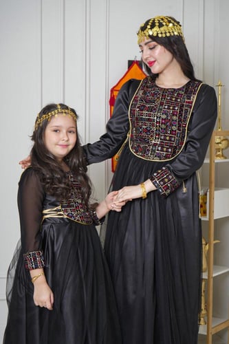 جلابية بناتي يوم التأسيس بتصميم تراثي أصيل