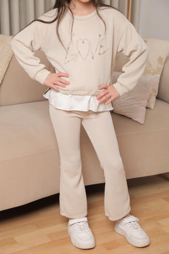 طقم شتوي بناتي 3 قطع