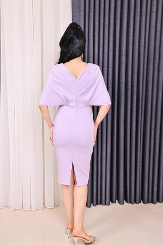 فستان سهرة أنيق بلون لافندر