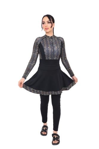 طقم سباحة نسائي اسلامي 3 قطع