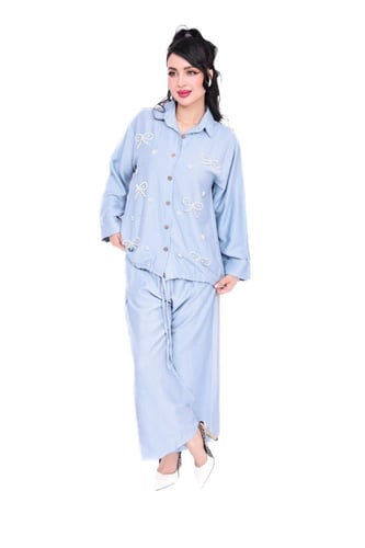 طقم سفر فاخر من قطعتين – أناقة ناعمة وراحة مثالية