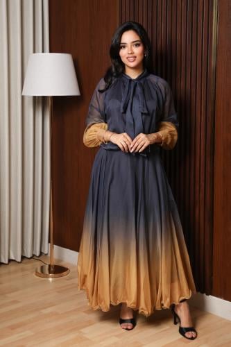 طقم نسائي بتدرج ألوان فخم