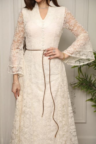 فستان ناعم دانتيل اوف وايت