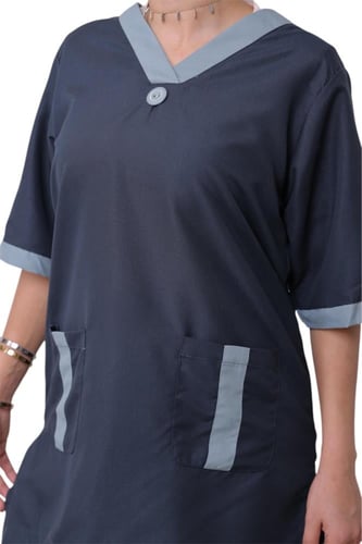 ملابس عاملات سادة قطعتين جامبو