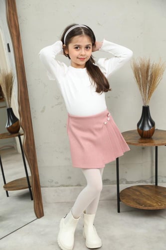 طقم بناتي شتوي جميل