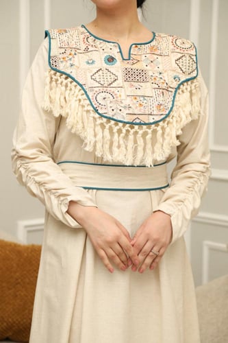 جلابية نسائي تصميم تراثي فخم