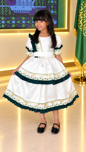 فستان بناتي اليوم الوطني 96
