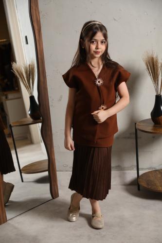 طقم بناتي شتوي فخم