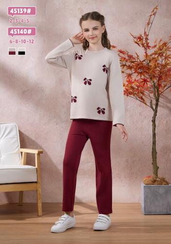 طقم بجامة بناتي شتوي